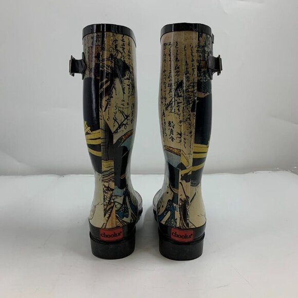 Chooka Women's Geisha Mid Calf Top Buckle Rain Boot Size 8 - Picture 11 of 16